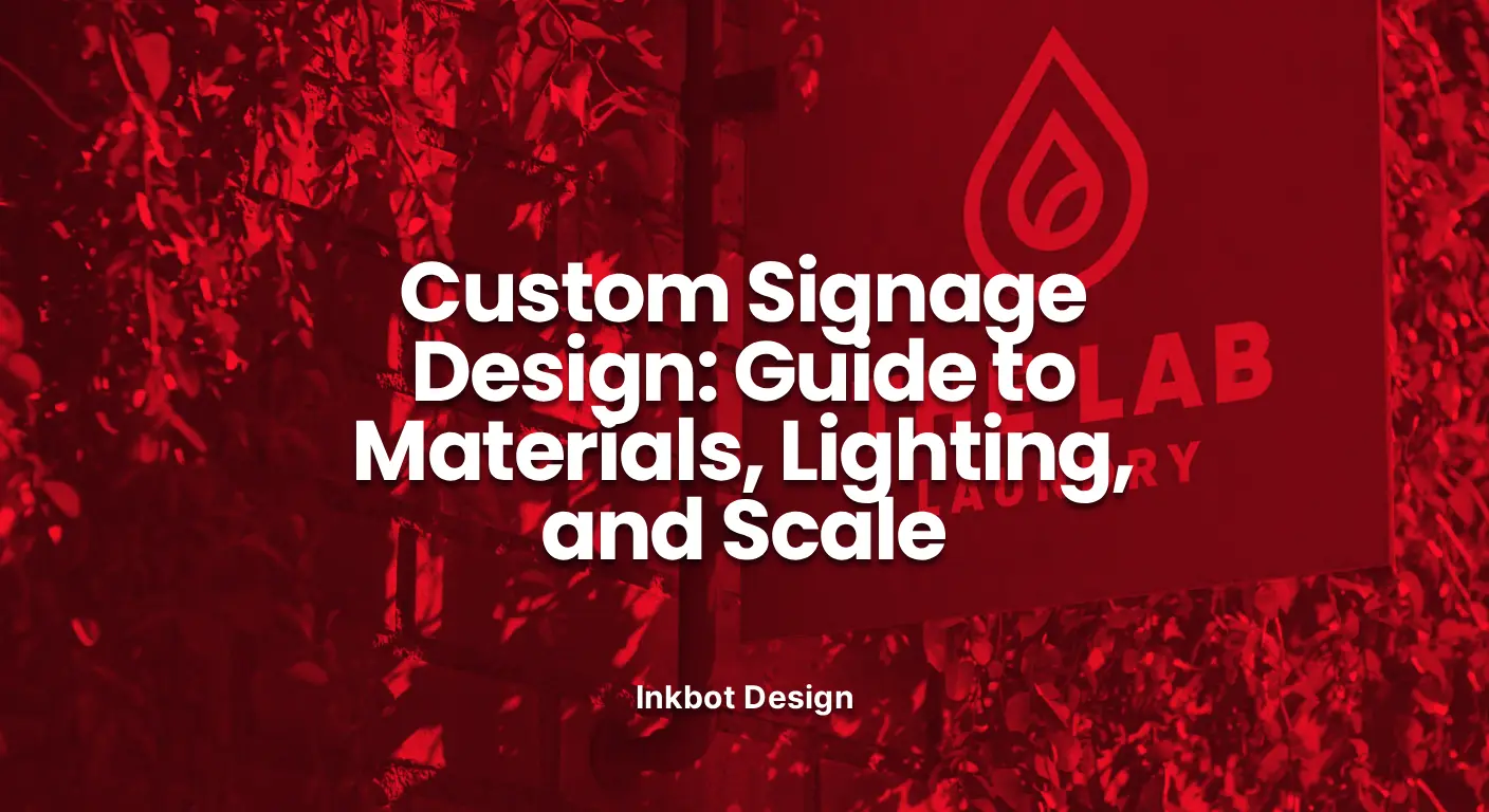 Custom Signage Design Guide To Materials Lighting And Scale 2026 - Visual Identity Systems